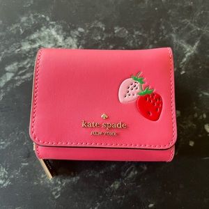 Kate Spade New York Strawberry Tri-fold Wallet